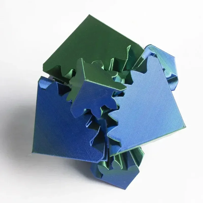 3D Printing Gears - Masaüstü Dekorasyon 3D Baskılı Küp Oyuncaklar