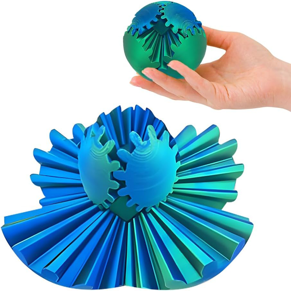 3D Printing Gears - Dişli Topu 3D Baskılı Fidget Oyuncaklar