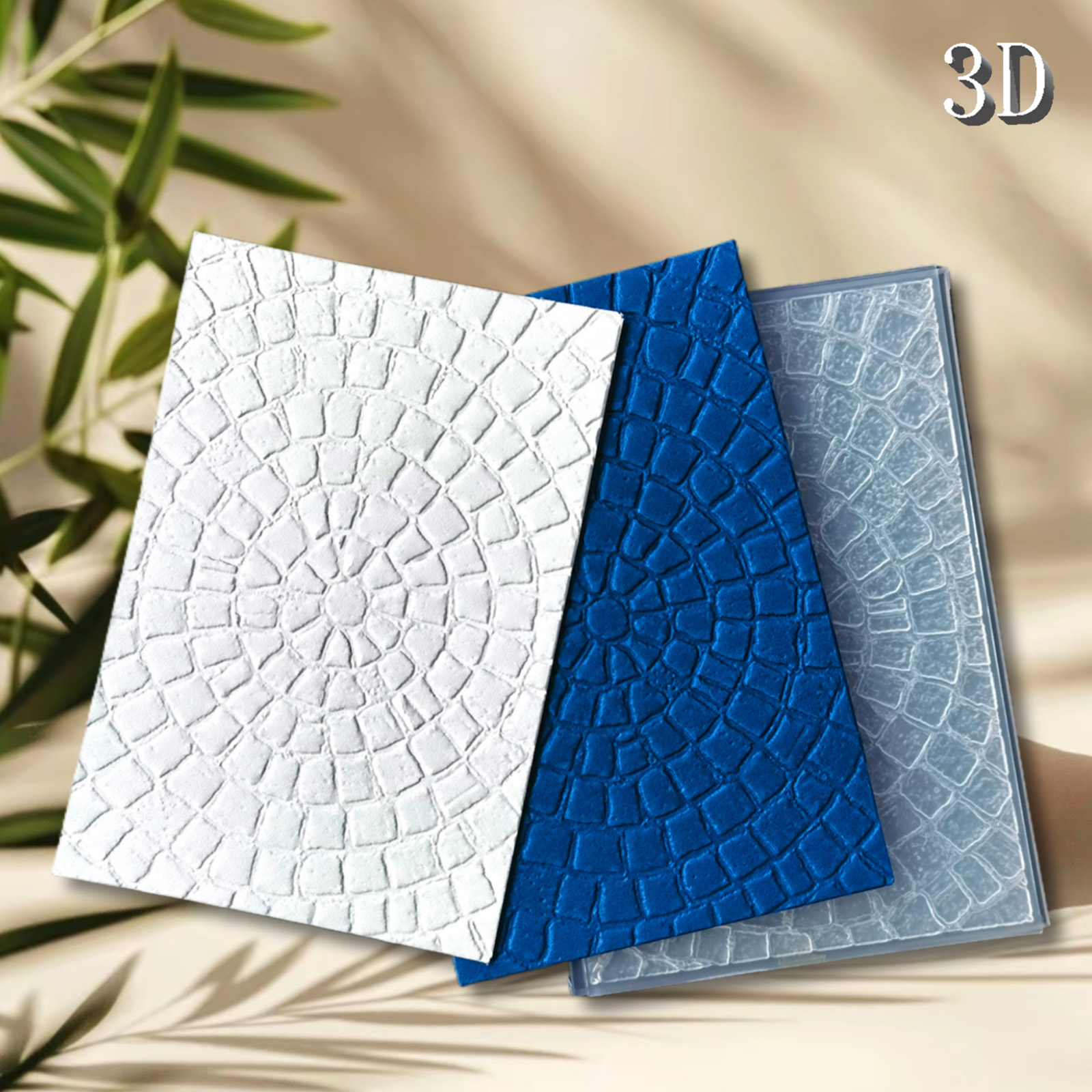 3D Printing Templates Free - 3D dokulu gizli geçiş/gizli kayan efekt