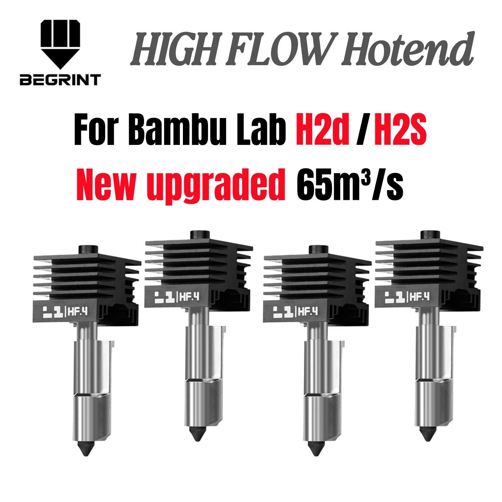 Nozzle 0.4Mm Hardened - Bambu Lab H2S H2D Yüksek Akışlı