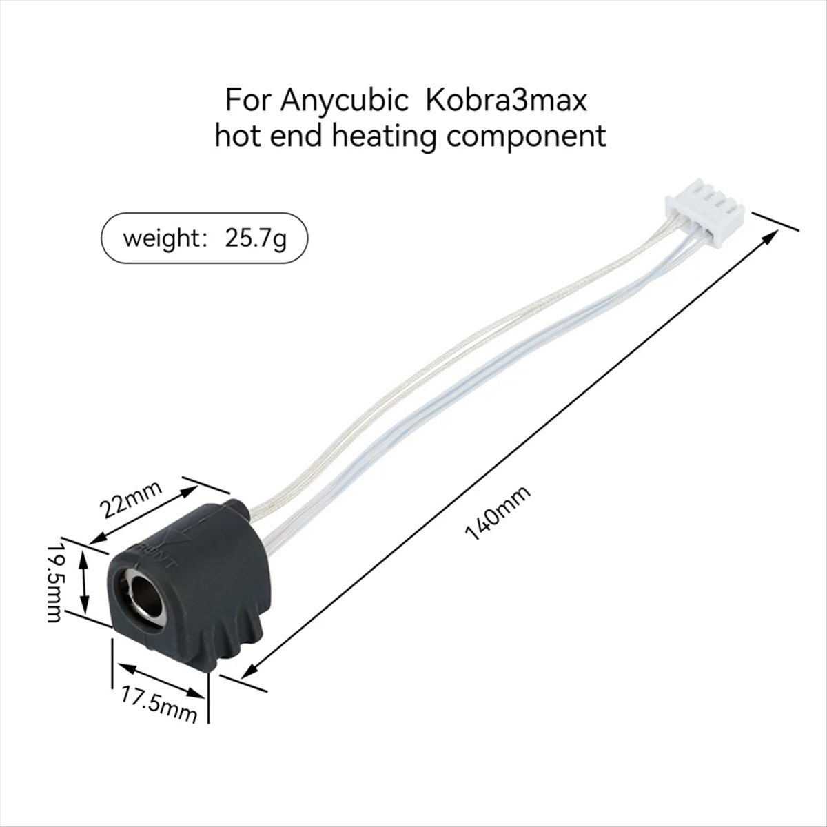 Nozzle 0.4Mm Hardened - A64I 3 Max Hotend Entegre Sertleştirilmiş