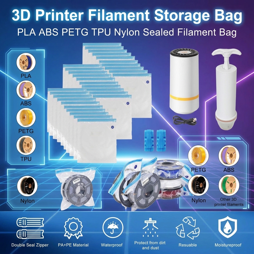 Petg Filament - Filament Saklama Çantası PLA ABS PETG