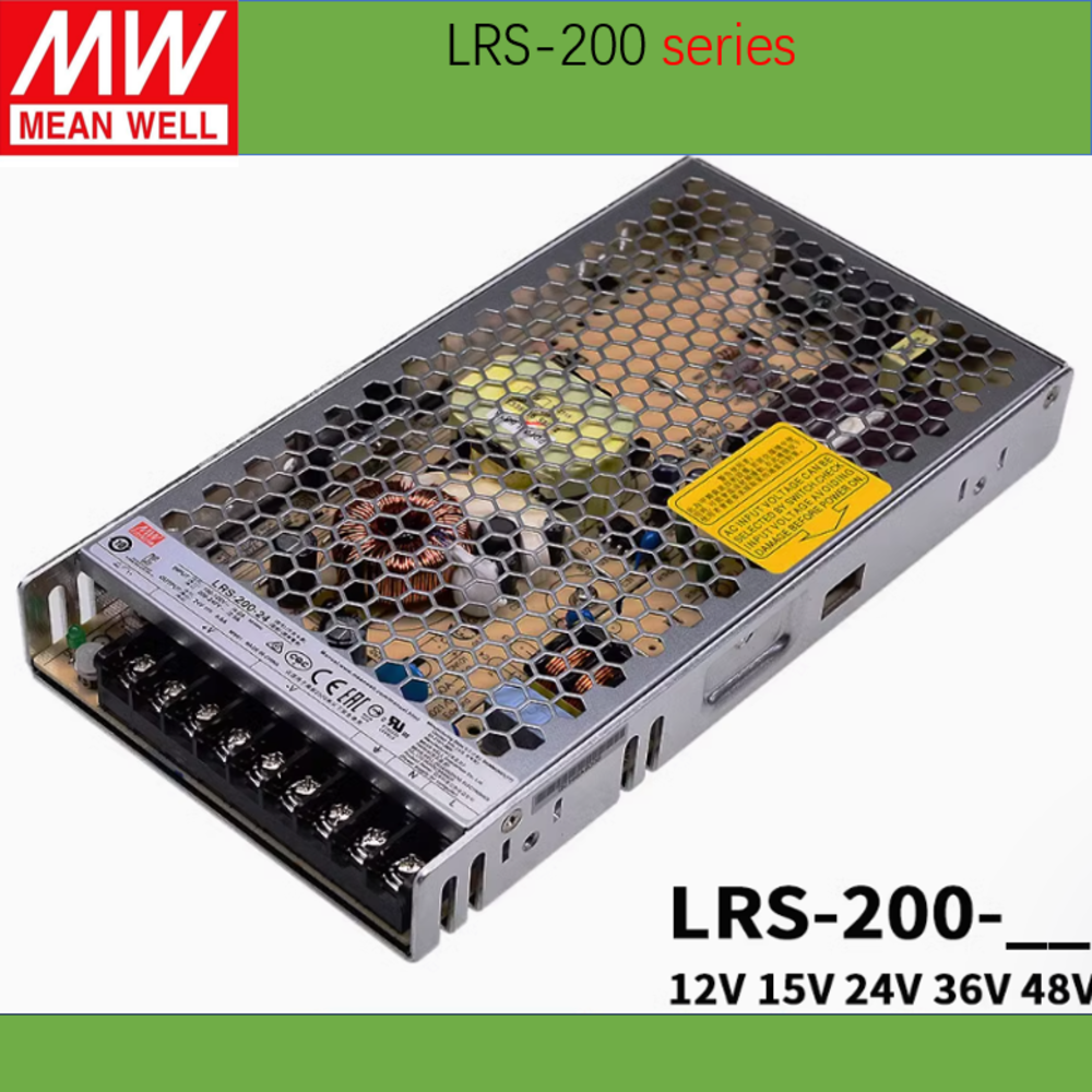 3D Printer Power Supply - MEAN WELL LRS-200 LRS-200-5 LRS-200-12 LRS-200-15