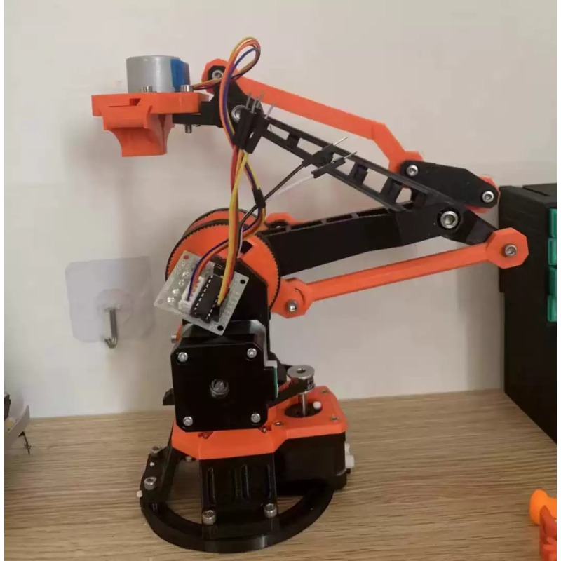 3D Printing Robot Arm - Evren Marketi Dört Eksenli Robot Kolu