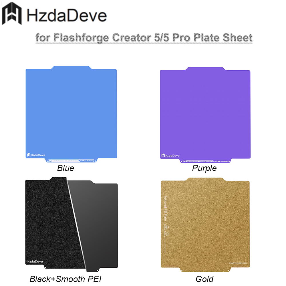 Pei Sheet - Creator 5/5Pro için Yapım Plakası Çift