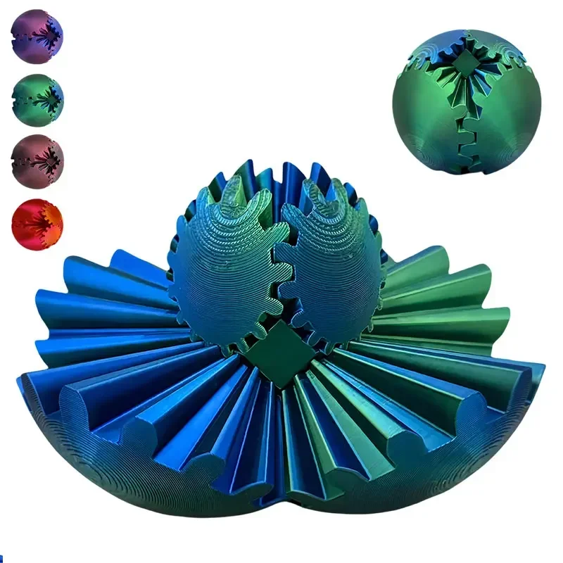 3D Printing Gears - 3D Baskılı Dişli Topu Spin Ball
