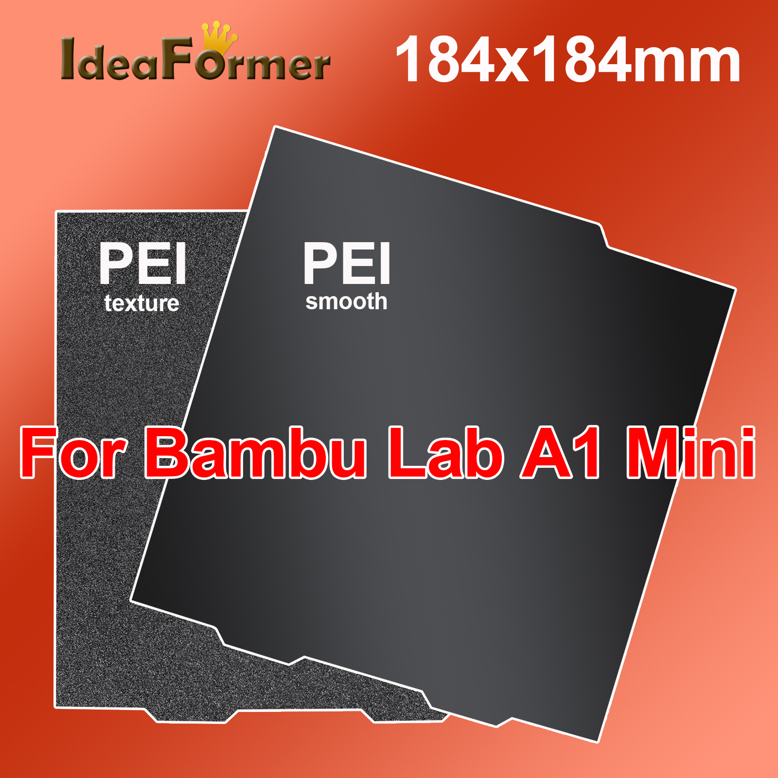 Pei Sheet - Bambu Lab Build Plate için 1/2PC