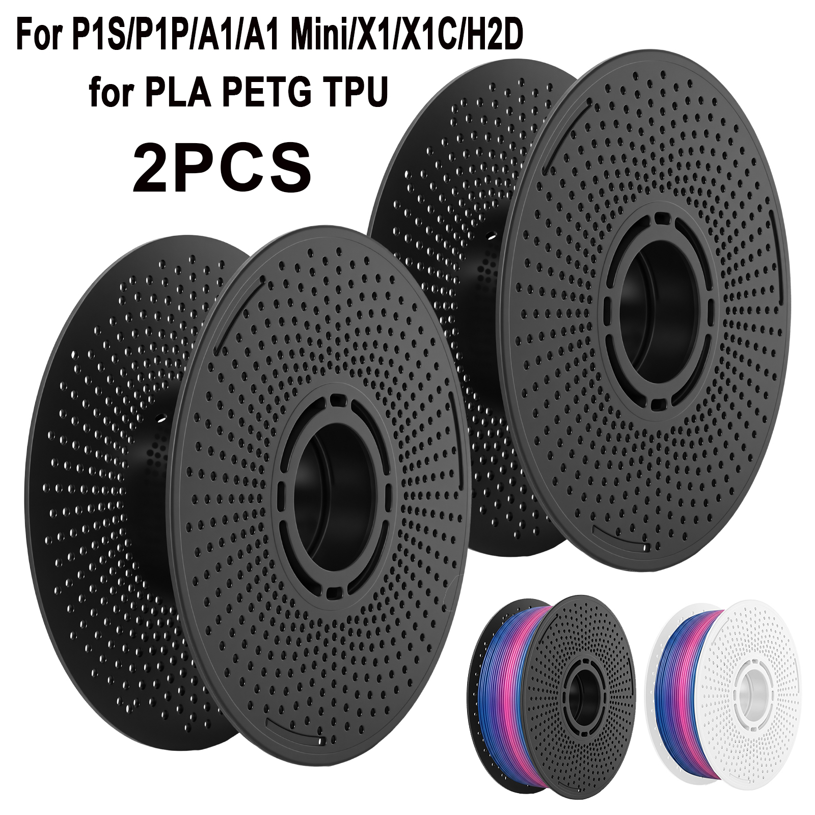 Petg Filament - 2 Adet Yeniden Kullanılabilir 3D Filament