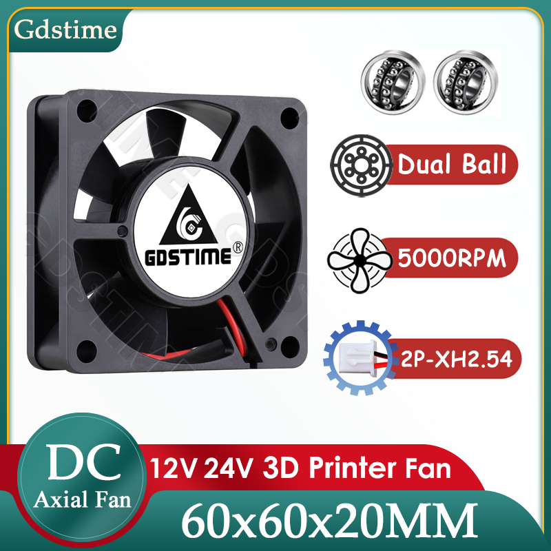 3D Printer Power Supply - Gdstime 6020 Fan 24V 12V 5V