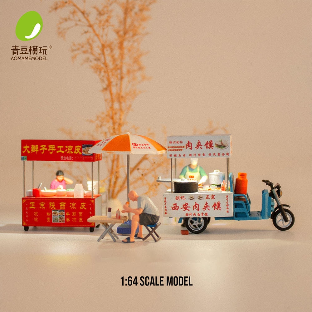 3D Printing Kit - 1/64 Gece pazarı Model Kiti-Yüksek Hassasiyetli