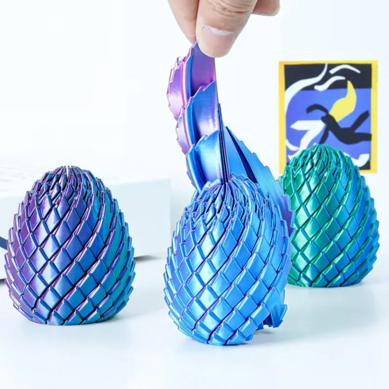 3D Printing Gears - 3D Baskılı Ejderha Yumurtası Döndürmeli Stres