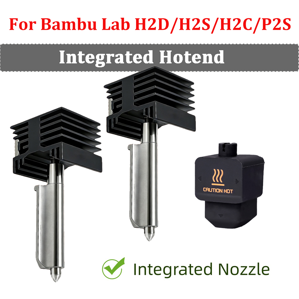 Nozzle 0.4Mm Hardened - Bambu Lab P2S H2S H2C Hotend