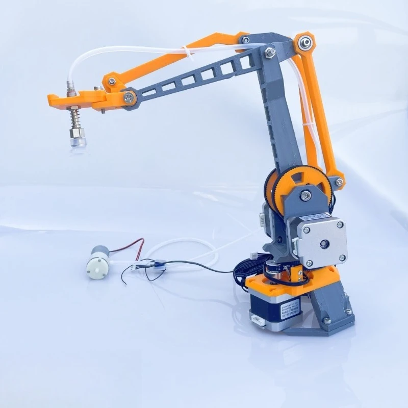 3D Printing Robot Arm - 3D baskılı hava pompası step motorlu