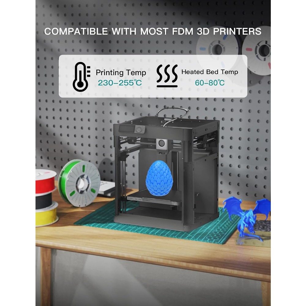 Petg Filament - PETG 3D Yazıcı Filamenti 1.75mm Yüksek