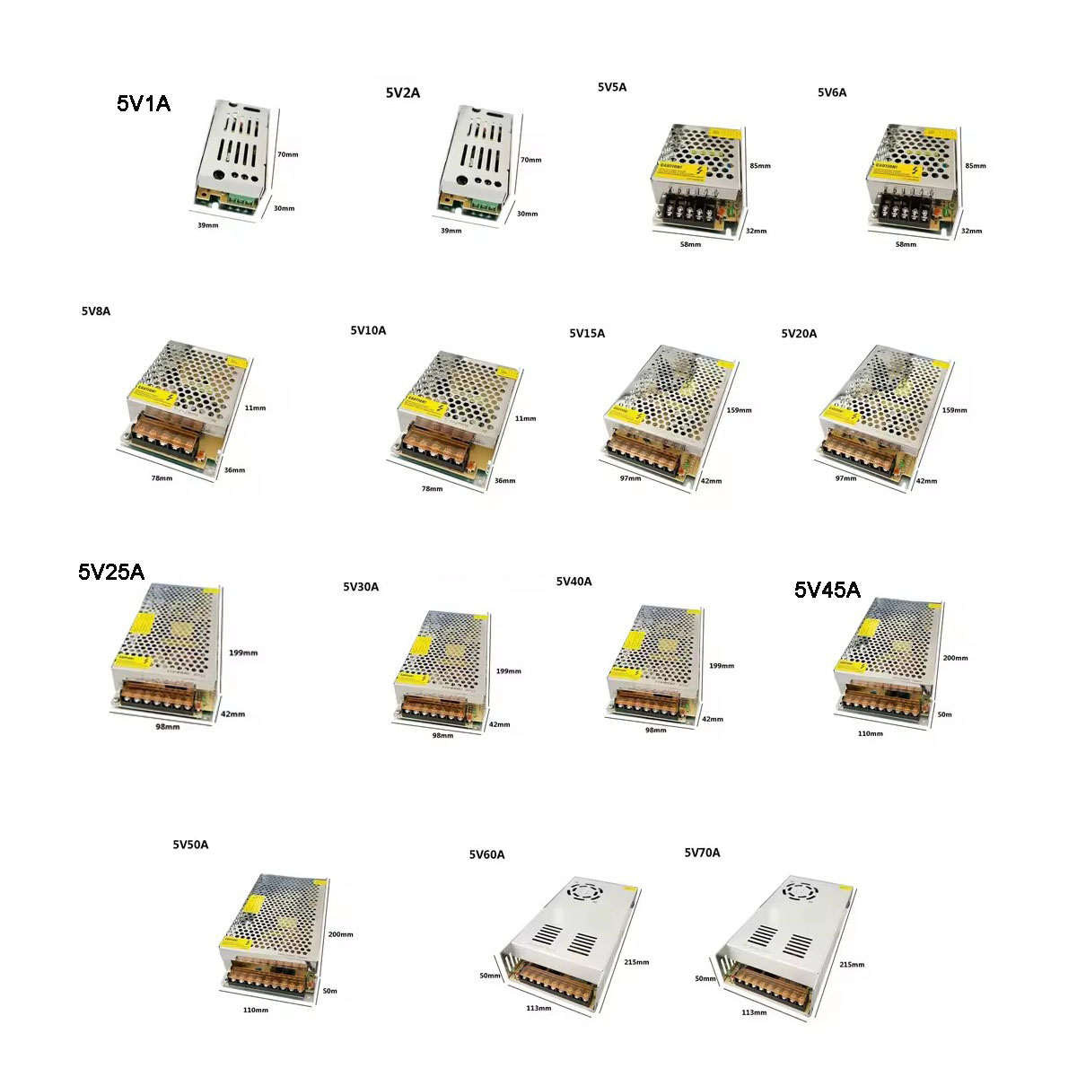 Anahtarlama Güç Kaynağı DC 5V  - 3D Printer Power Supply incelemesi ve fiyatı