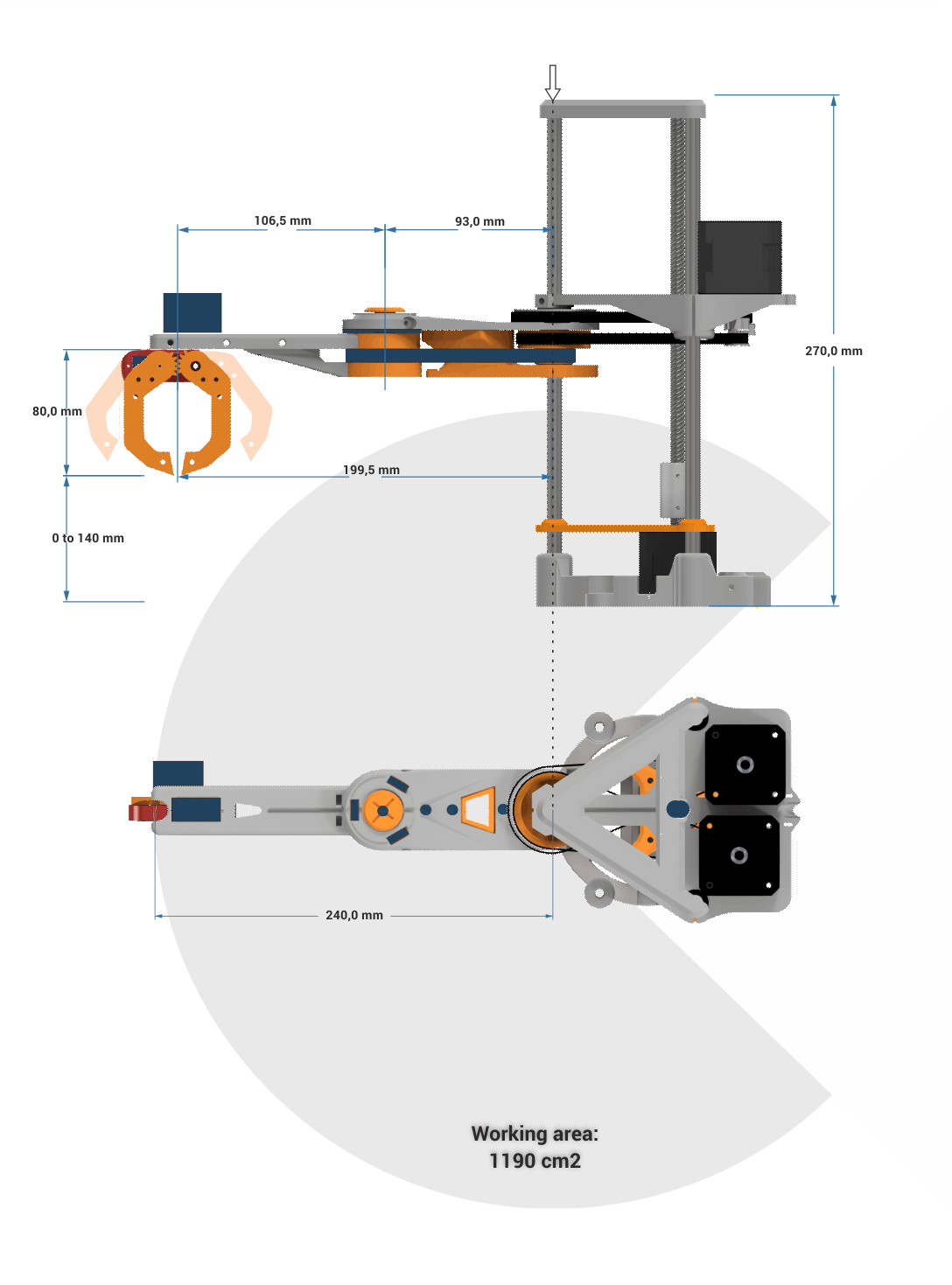 Çok Eksenli Scara Robot Kolu 3 - 3D Printing Robot Arm incelemesi ve fiyatı