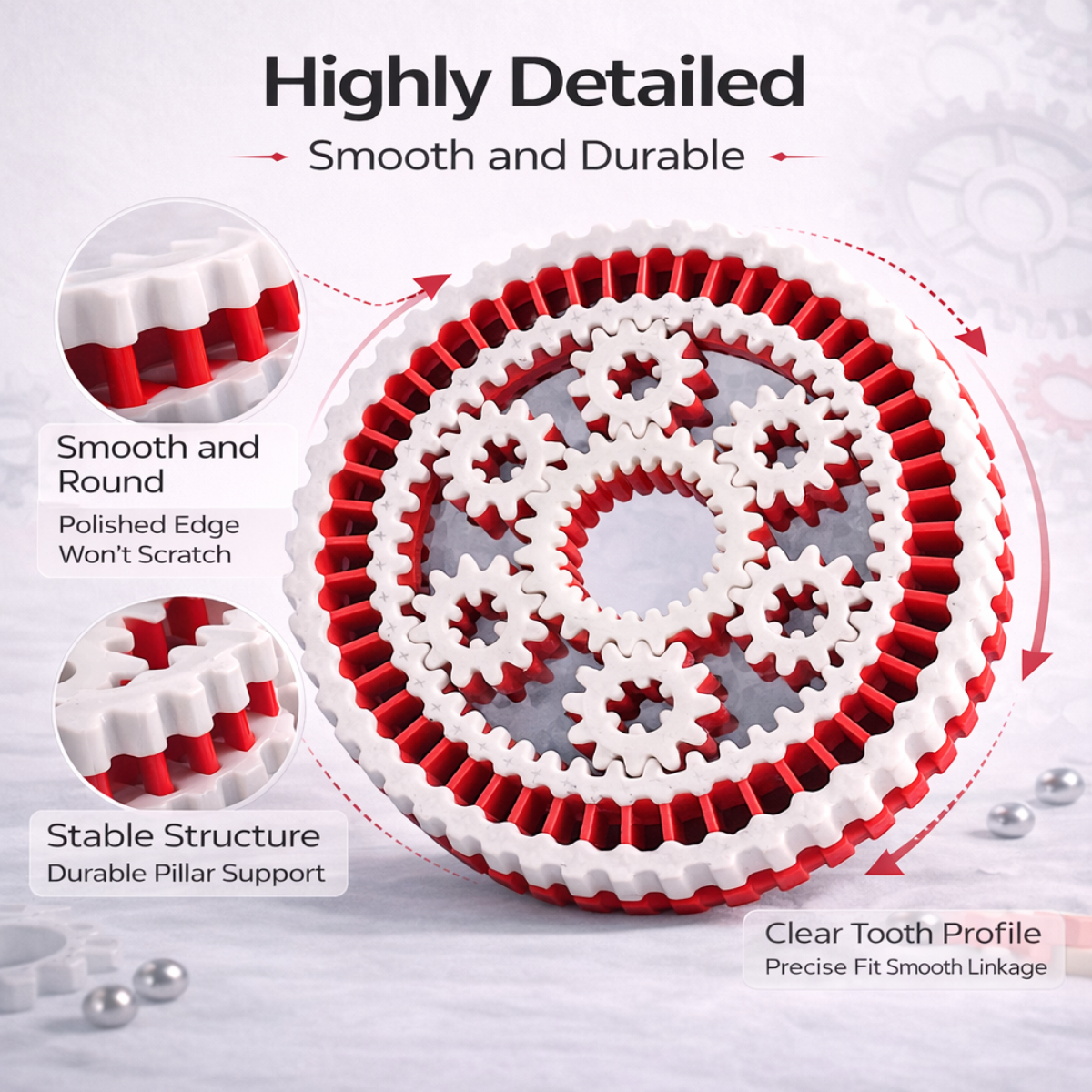 Planet Dişli Fidget Oyuncağı – - 3D Printing Gears incelemesi ve fiyatı