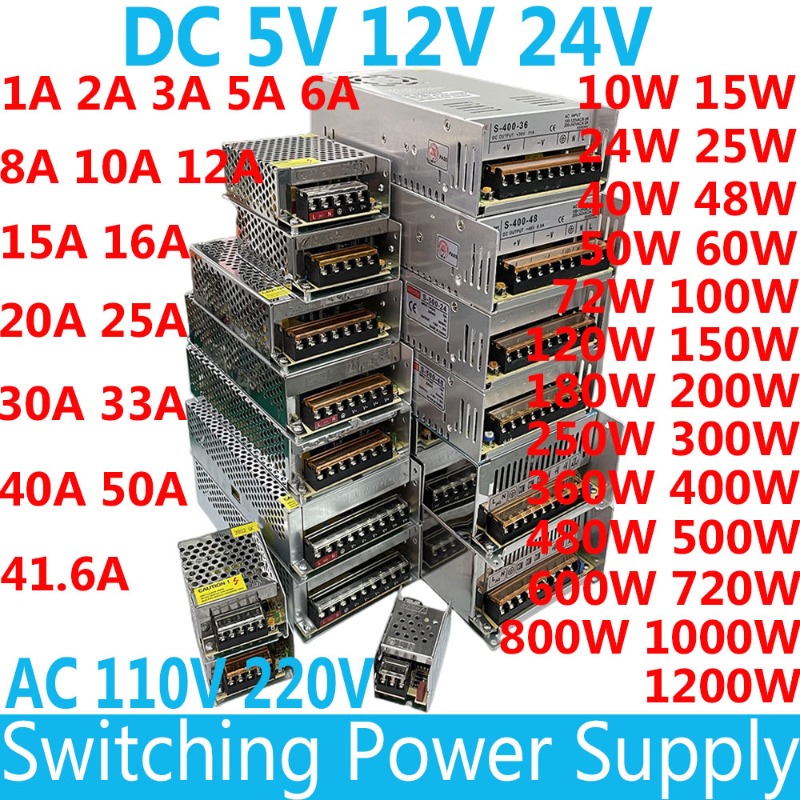Anahtarlama güç kaynağı AC 110 - 3D Printer Power Supply incelemesi ve fiyatı