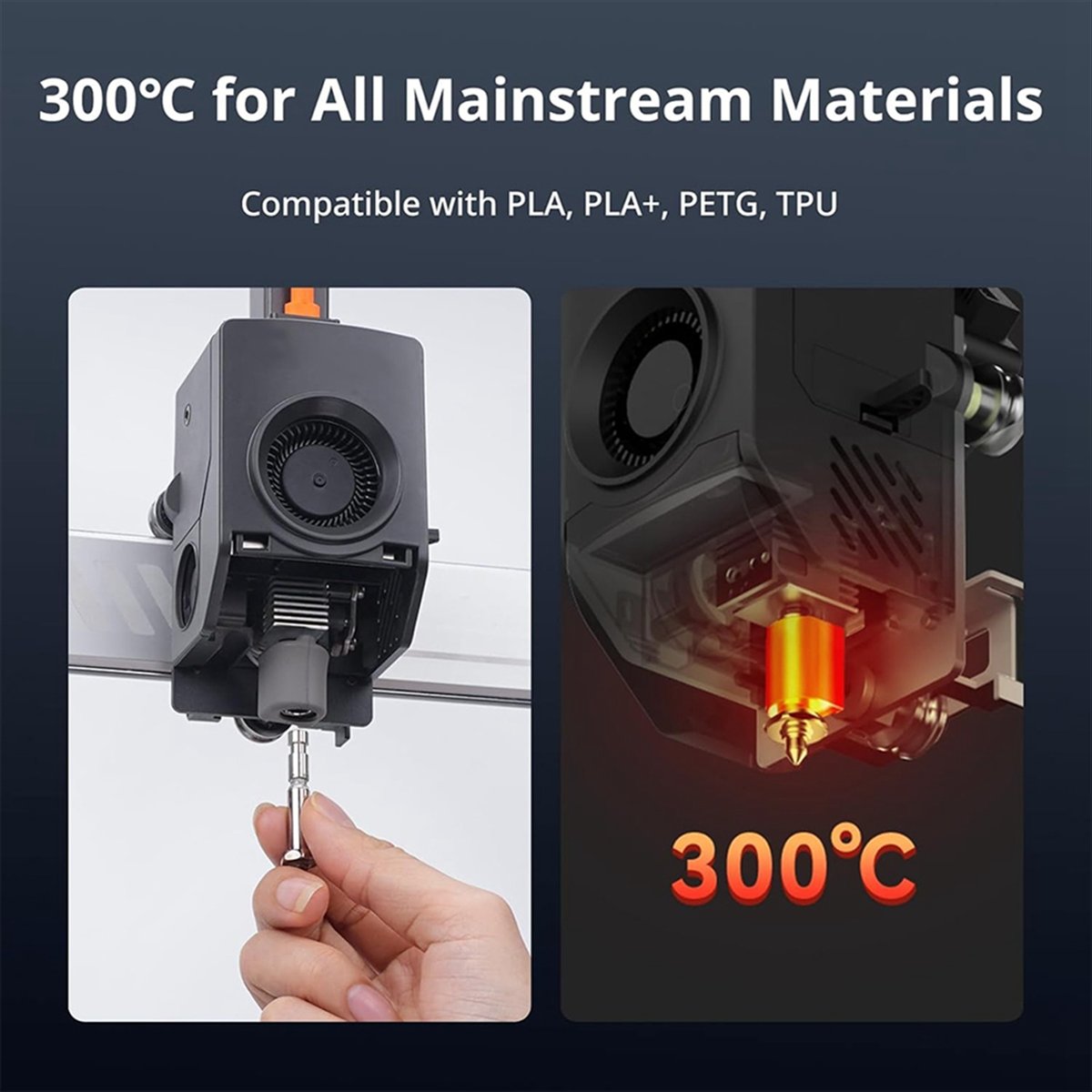 A64I 3 Max Hotend Entegre Sert - Nozzle 0.4Mm Hardened incelemesi ve fiyatı