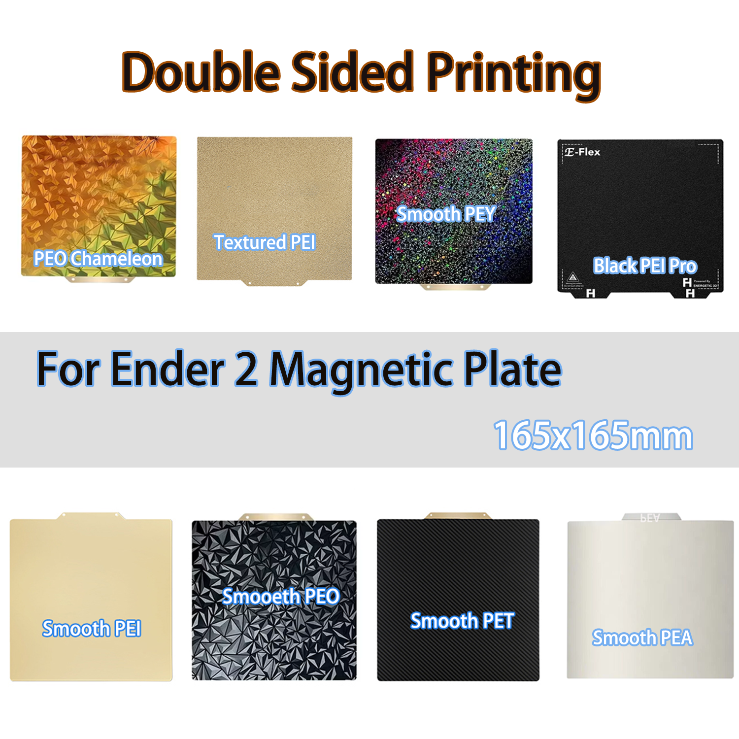 Ender-2 Pro 165x165mm PEI Levh - Pei Sheet incelemesi ve fiyatı