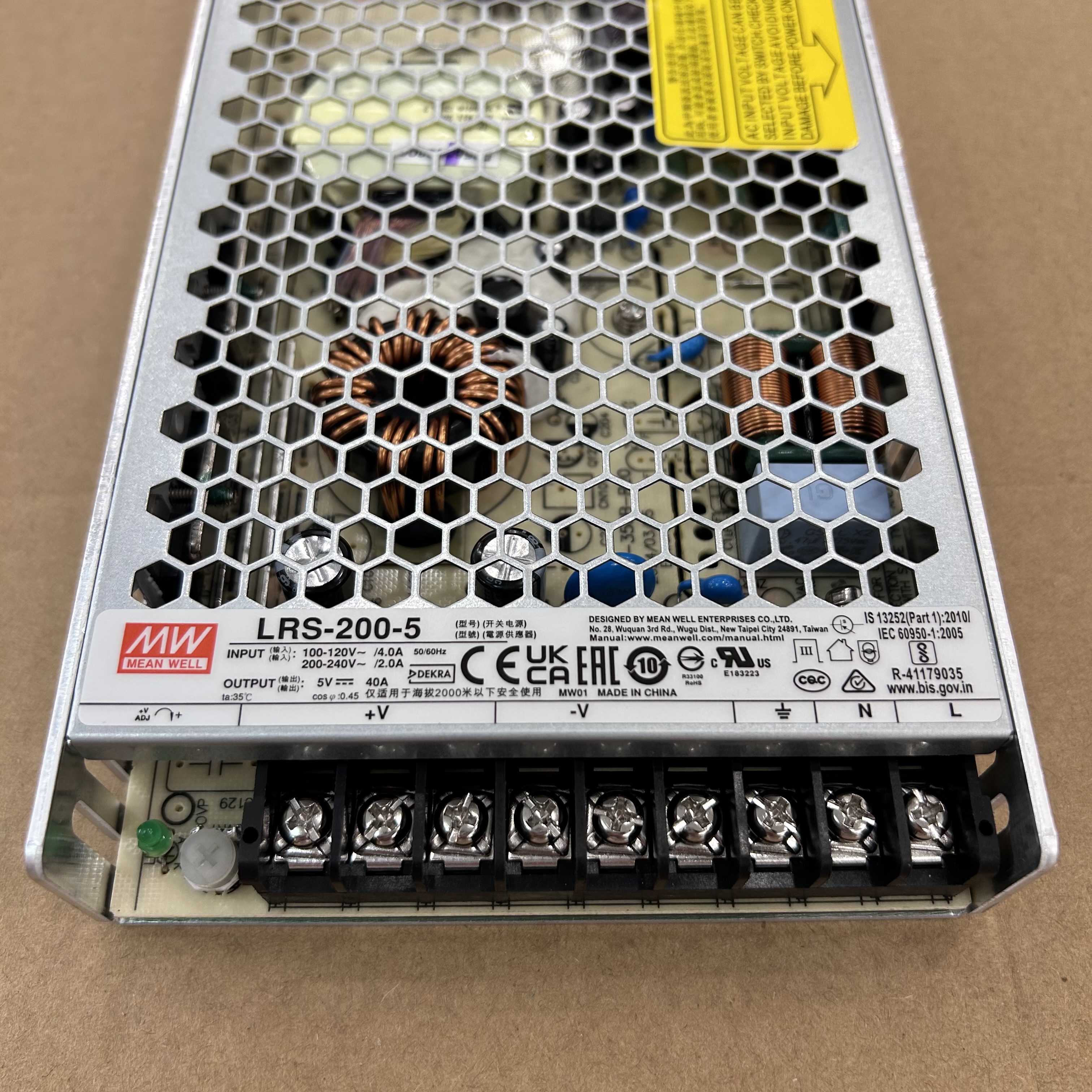 MEAN WELL LRS-200 LRS-200-5 LR - 3D Printer Power Supply incelemesi ve fiyatı