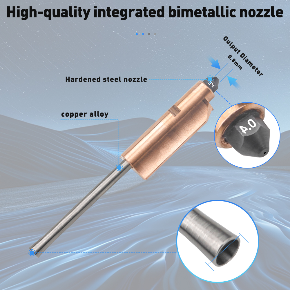 Flashforge AD5X Bimetalik Sert - Nozzle 0.4Mm Hardened incelemesi ve fiyatı