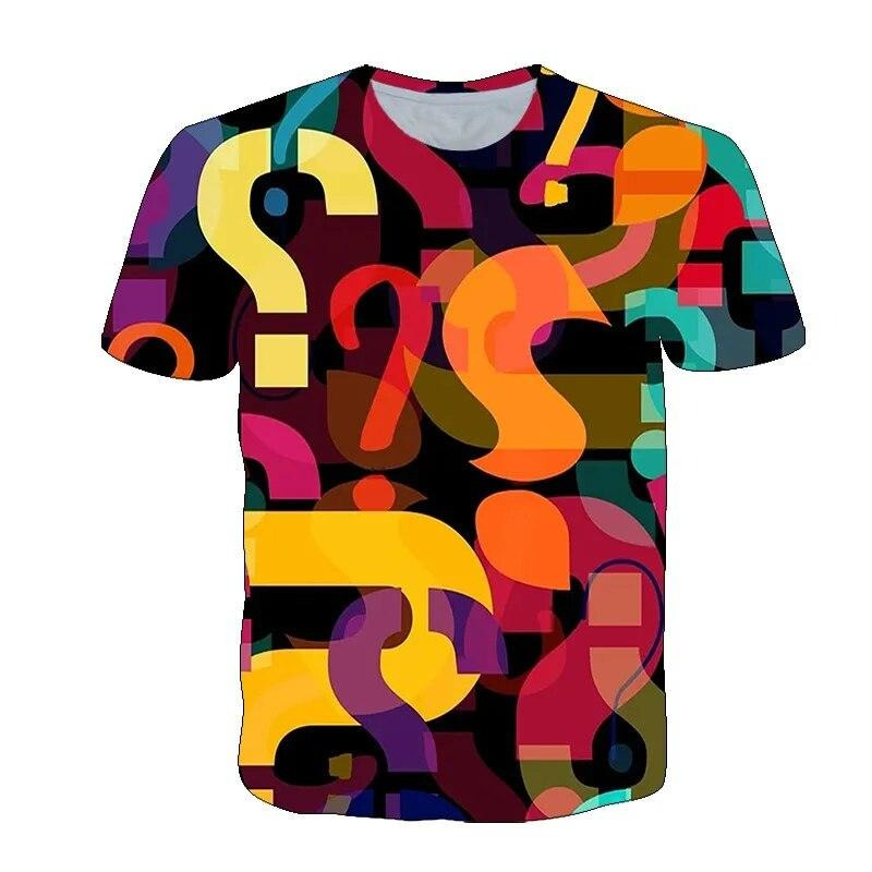 Fun Question Mark T Shirt For  - 3D Printing Question incelemesi ve fiyatı