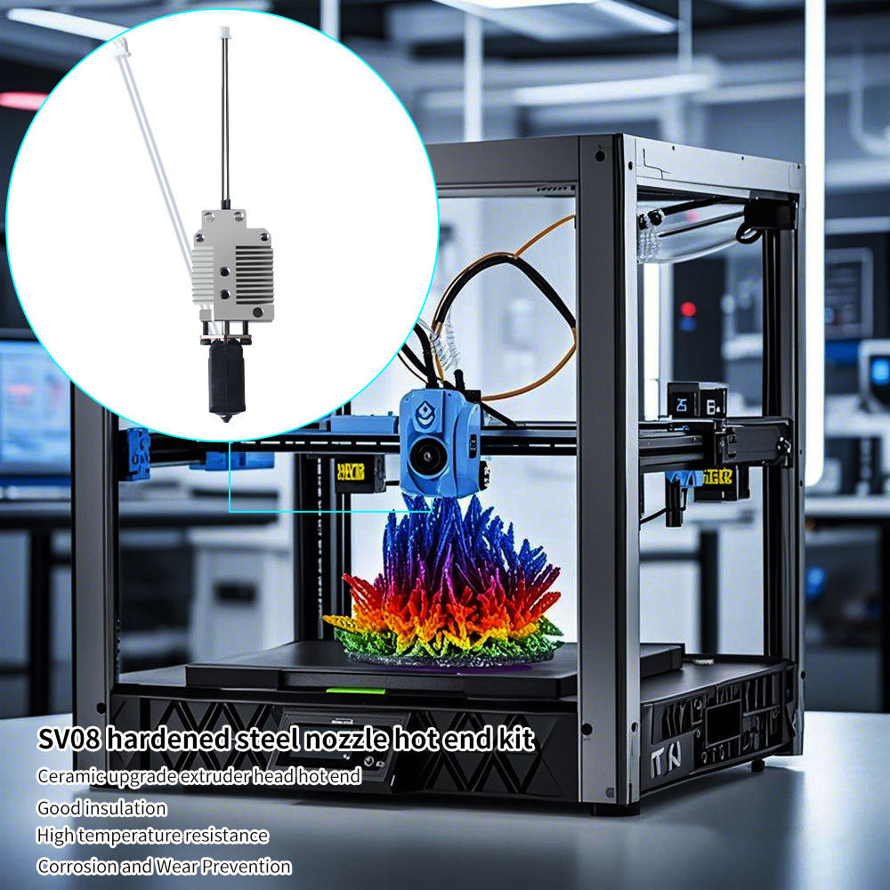 SV08 için Yükseltilmiş Sertleş - Nozzle 0.4Mm Hardened incelemesi ve fiyatı