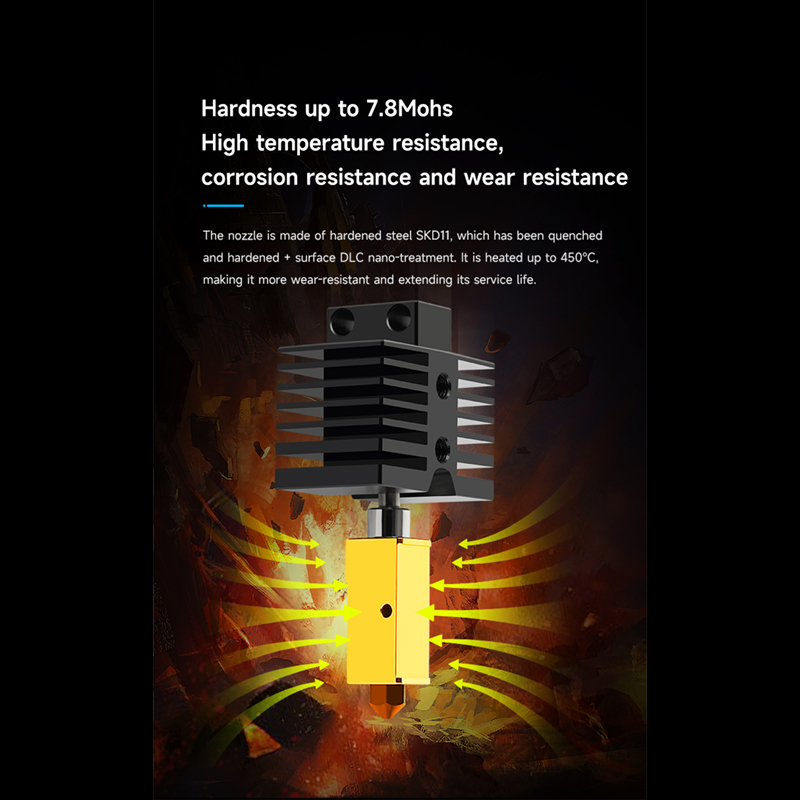 QiDi X plus 3/X max 3 için 0,4 - Nozzle 0.4Mm Hardened incelemesi ve fiyatı