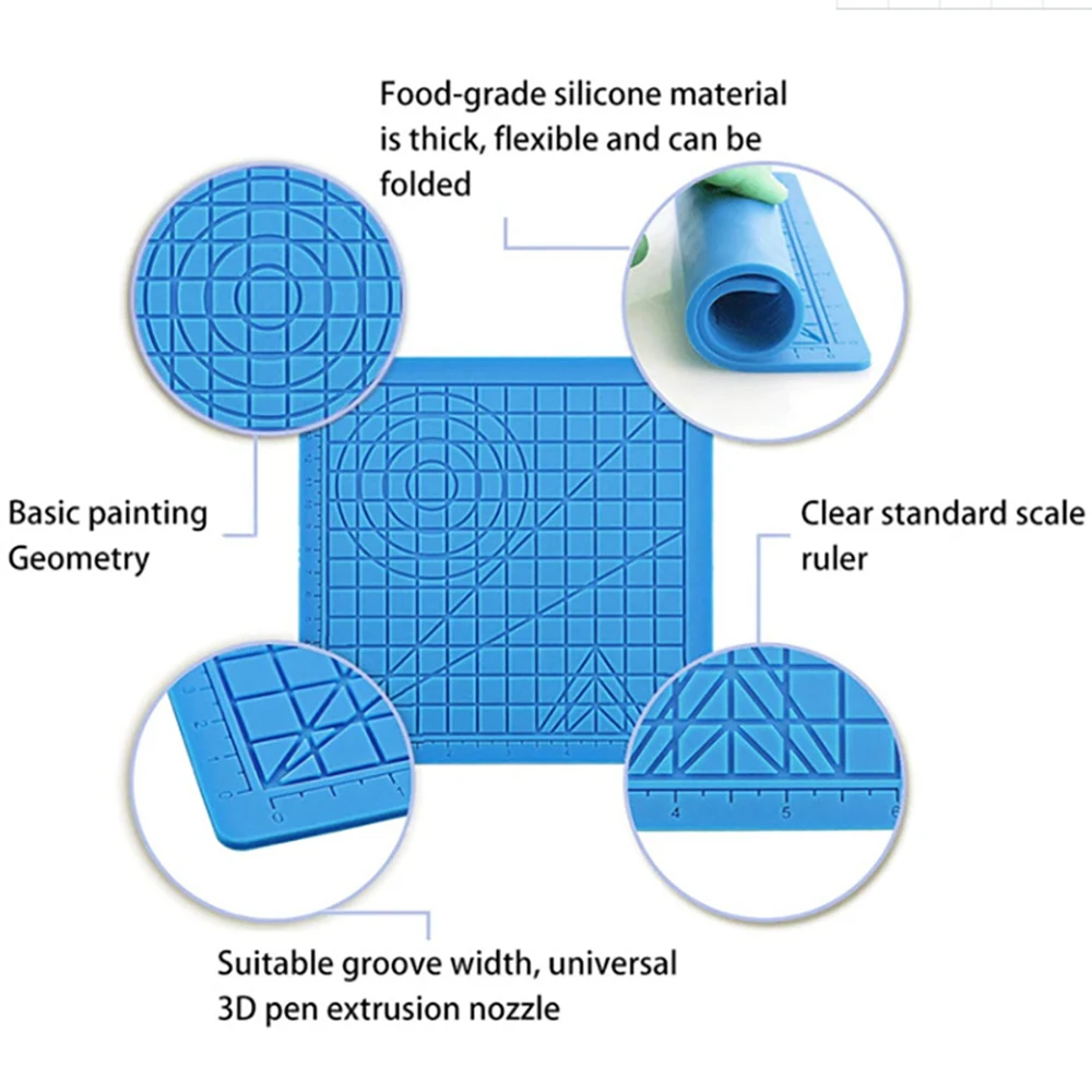 3D Baskı Kalemi Silikon Mat DI - 3D Printing Templates Free incelemesi ve fiyatı