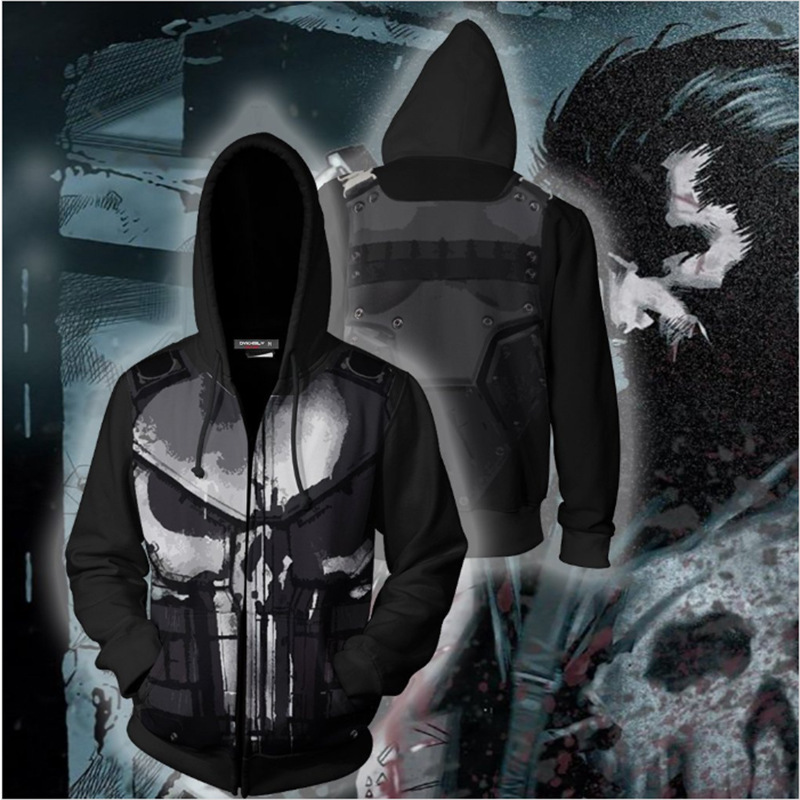 3D Baskılı Punisher Fermuarlı  - 3D Printing Kit incelemesi ve fiyatı