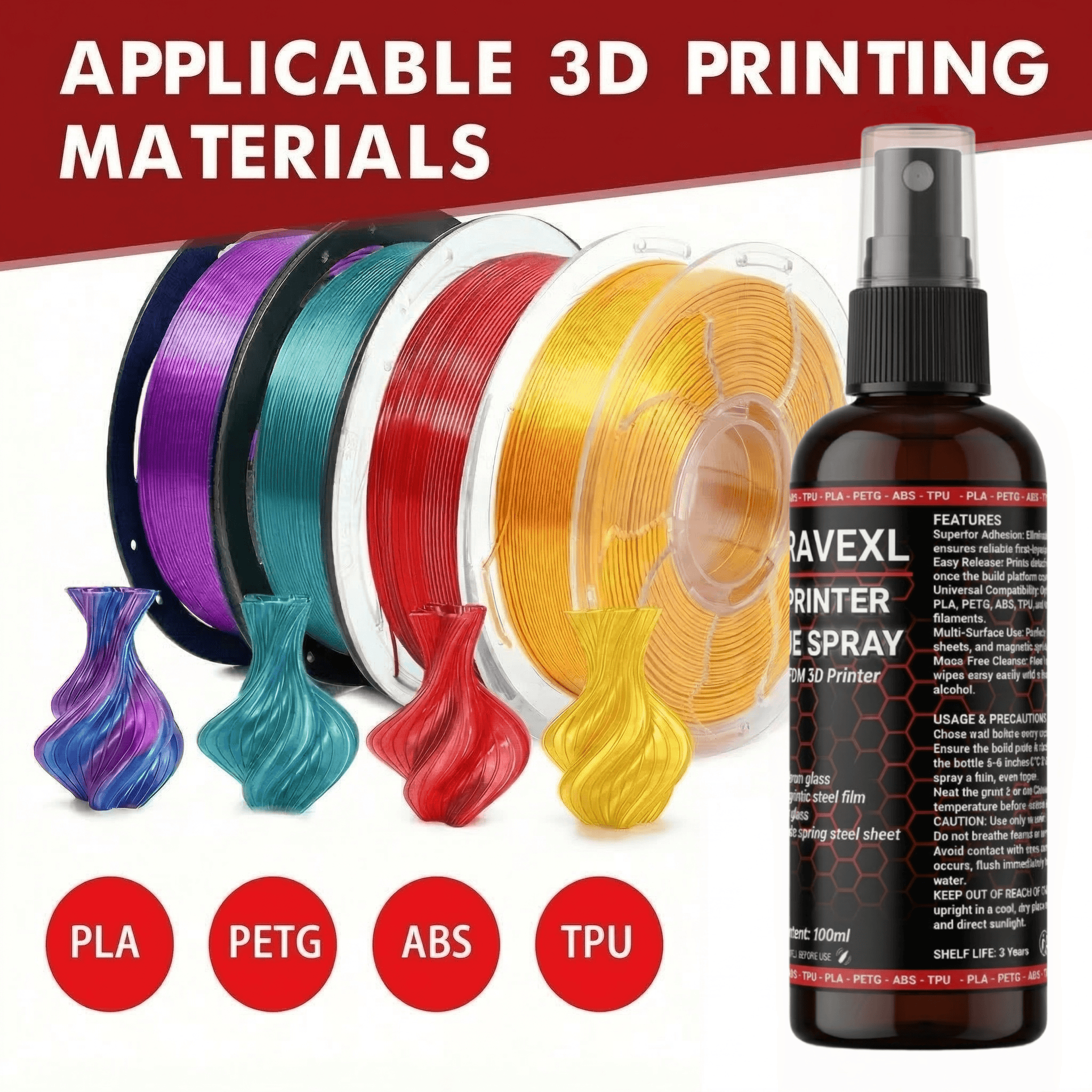 3D Yazıcı Yatağı Yapıştırıcı S - Petg Filament incelemesi ve fiyatı