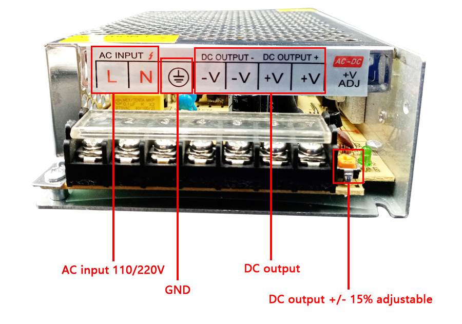 DC 5V 12V Güç Kaynağı 24V 36V  - 3D Printer Power Supply incelemesi ve fiyatı